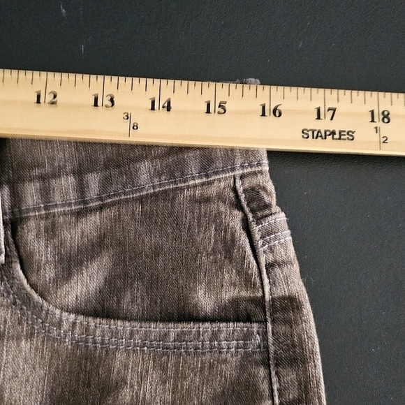 Lee Women's Classic Fit At The Waist Brown Jeans Size 14 Petite EUC - Picture 6 of 10